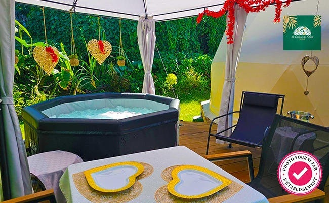 Une nuit en bulle pour 2 pers + Spa