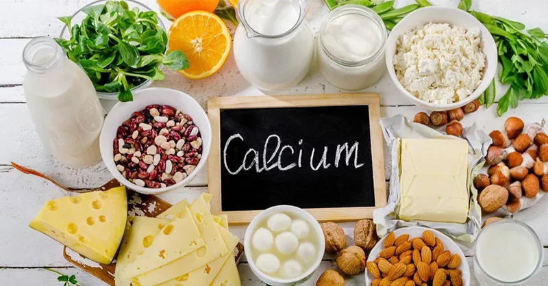 Carence en calcium : image, photo des aliments riches en calcium, lait entier, fromages, amande…